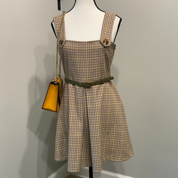 Zara Dresses & Skirts - Zara Pinafore Mini Dress in Size Small